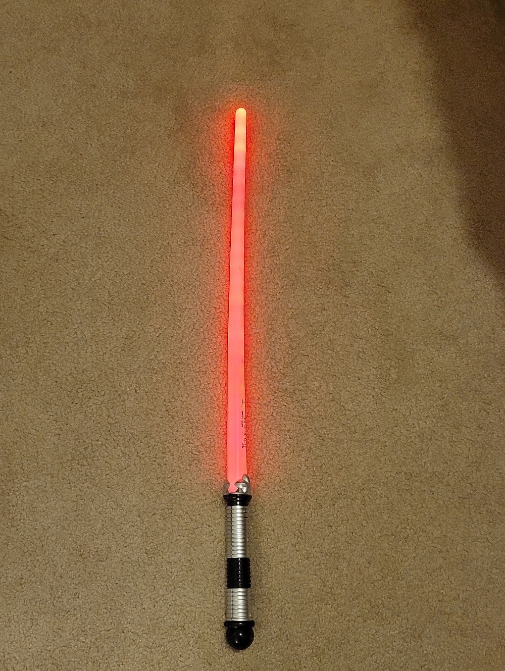 Light Saber Toy Star Wars Red Darth Vader Vintage Works